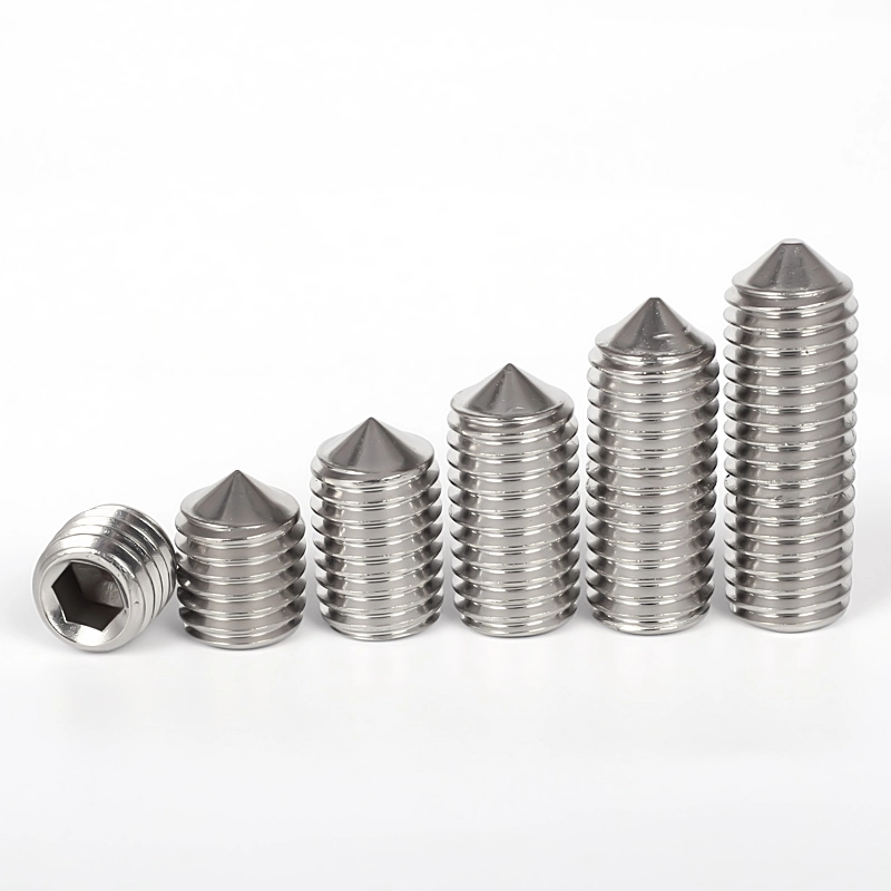 Stainless Steel DIN 914 Cone Point Set Meneng