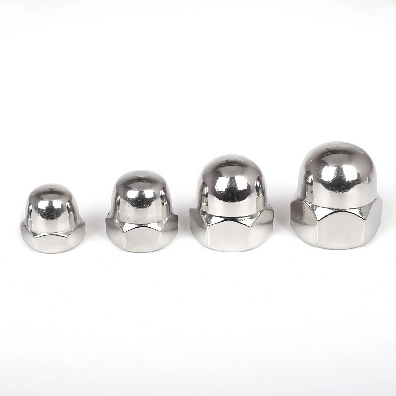 Kacang Acorn Kubah Stainless Steel DIN 1587